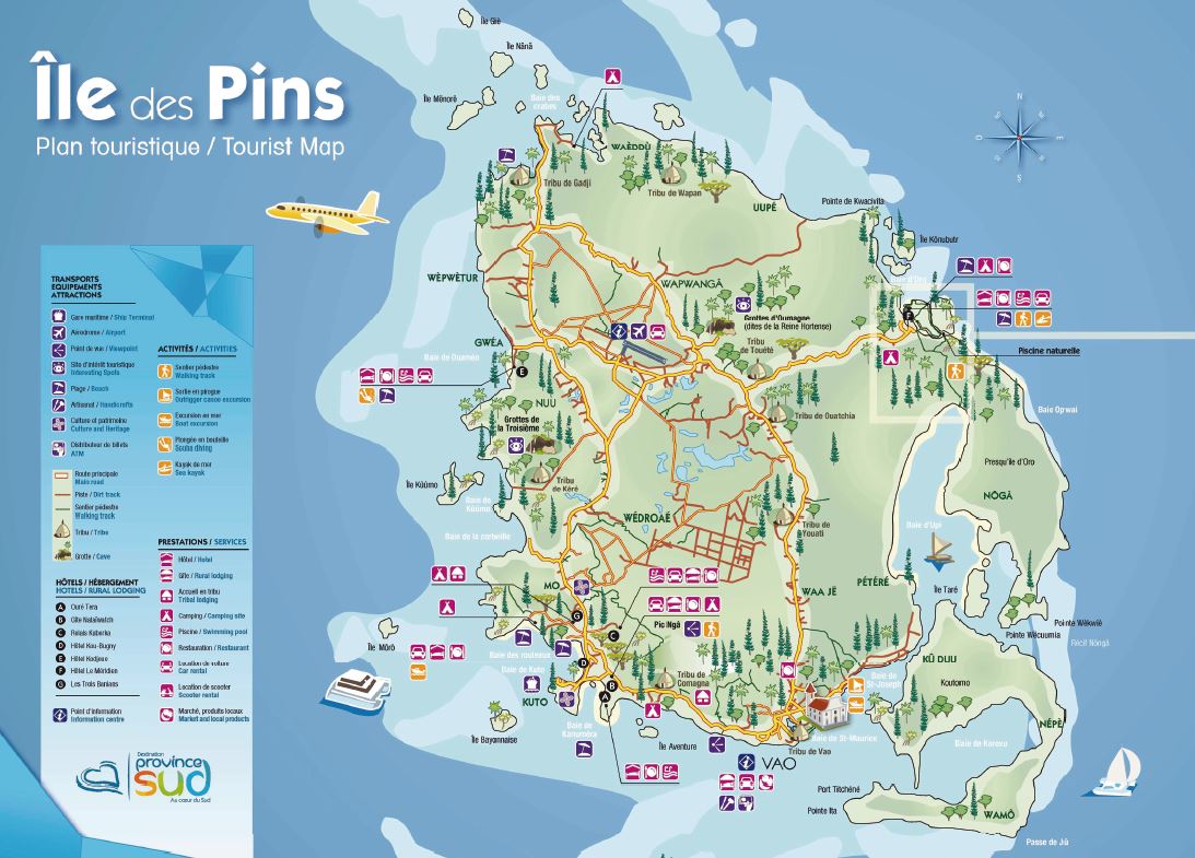 Isle of Pines map