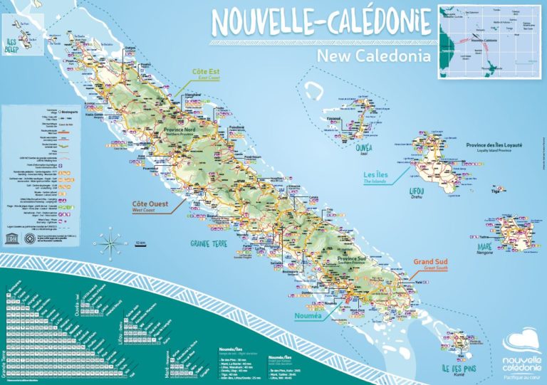 new caledonia travel map